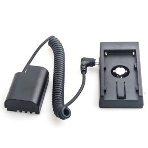 Caruba DC37, Baterie Dummy Panasonic DMW-DCC12, cu suport adaptor NP-F970, cablu spiralat