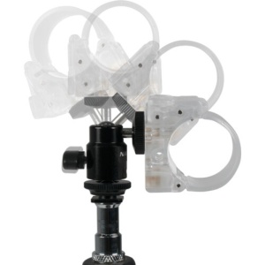 Clemă Nanlite HD-T12+BH și cap cu bilă pentru Lampa LED Pavotube II 6C