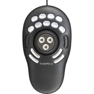 Contour Design ShuttlePRO v2, Controler multimedia cu 15 butoane, Negru
