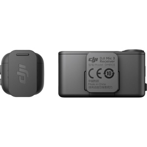 DJI Mic 3, Sistem microfon wireless 1 persoana, USB-C, 1 TX + 1 RX