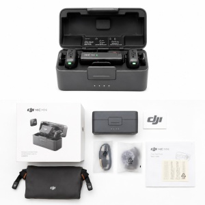 DJI Mic Mini, Sistem Microfon Wireless Compact, 2 TX + 1 RX, 2.4 GHz OPEN BOX
