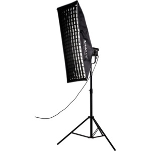 Eggcrate Grid Nanlite EC-110X45 pentru Softbox Stripbank asimetric 110x45x40 cm, 50°