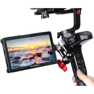 FeelWorld F5PROV4, Monitor Touchscreen On-camera, 6 inch, 450nits, 4K HDMI