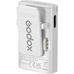 Godox Cube-C Kit2, Sistem Microfon Wireless Mini Alb, 2 Persoane, 2.4 GHz