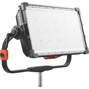 Panou LED RGB Godox KNOWLED P1200R Hard P8 1400W cu protectie IP65 si lyra de fixare U-bracket