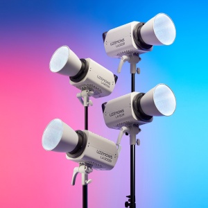 Godox Litemons K2 LA150R Kit 2 Lampi LED RGB, cu softbox-uri și stative