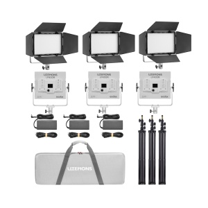 Godox Litemons LP400R Kit 3 Panouri LED RGB, cu stative