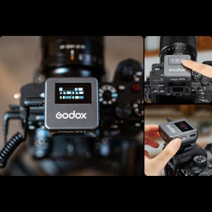 Godox Magic XT1-CL Combo, Sistem 2 microfoane wireless 2.4 GHz, USB-C și Lightning