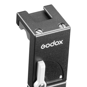 Godox MTH03, Suport metalic pentru telefon, cu prindere pe trepied și cold shoe