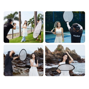 Godox W-RFT130, Reflector pliabil, cu design pentru reducerea rezistentei la vant