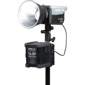 Grip (Mâner) Nanlite V-Mount pentru Forza 150B și FC-120B, BT-BG-XLR4II