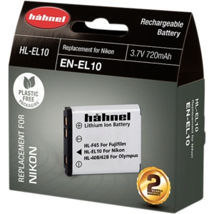 Hahnel HL-EL10  EN-EL10, Acumulator replace pentru Nikon EN-EL10, 660mAh, 3.7V