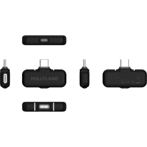 Hollyland Lark MAX 2 Ultimate Combo, Sistem microfon wireless on-camera, 2 persoane, Casti OWS