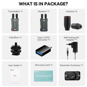 Hollyland Mars 4K, Sistem Transmisie Video Wireless