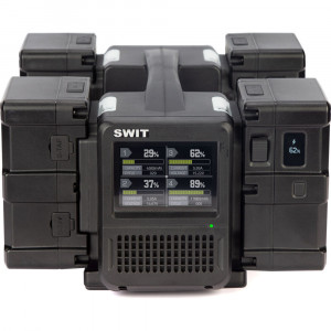 Incarcator 4 acumulatori B-Mount simultan, SWIT PC-P461B