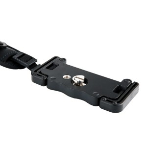 HS PRO1P Hand Grip Strap (incl Quick Release U Plate voor Video) Zwart
