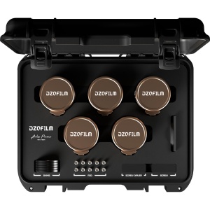 Kit 10 Obiective Cine Prime DZOFilm Arles Lustre T1.6/2.2/2.8 FF/VV, ARRI PL / Canon EF