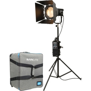Kit Lampă LED Nanlite Forza 500B II Bi-Color, cu lentilă Fresnel FL-20G