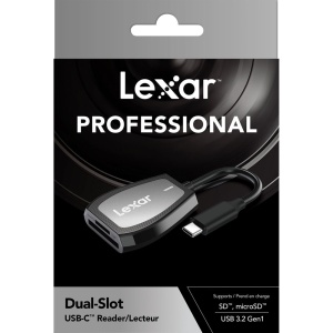Lexar Cardreader CFexpress Dual-Slot SD & microSD, UHS-II, USB-C