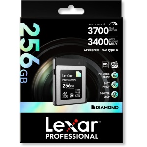Lexar Diamond CFexpress 4.0 Type B, Card de memorie 256GB, R3700/W3400 mb/s, VPG400