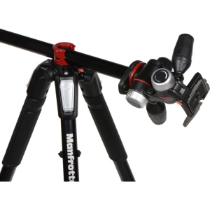 Manfrotto MK055XPRO3-3W AL, Trepied foto cu cap PanTilt 3-Way