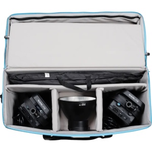 Nanlite FS-300B Kit 2 Lămpi LED Bi-Color, cu stative și softbox-uri, FS-300B 2KIT-S-LS-1