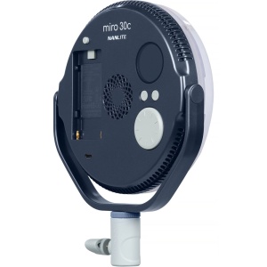 Nanlite Miro 30c Midnight Blue, Panou LED RGB rotund, 7", 4854 Lux, 2700-7500K