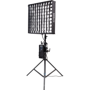 Nanlite PavoSlim 240C Lampă LED RGBWW, cu Softbox și Grid, 15-2034