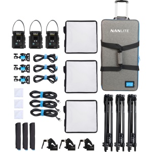 Nanlite PavoSlim 60B Kit 3 Lămpi LED Bi-Color
