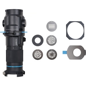 Nanlite PJ-BM-25-45, Accesoriu de Proiectie pentru monturi Bowens S, cu Zoom 25-45°