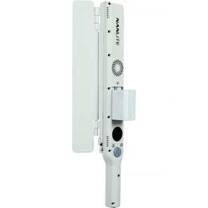 Nanlite Wand LED, Tub LED RGBW, 50cm, cu grip si voleti, culoare Mint Blue