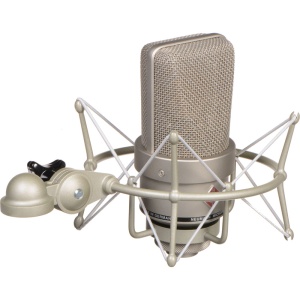 Neumann TLM 103 Mono Set, Microfon condensator cardioid, Nichel, cu suport anti-soc
