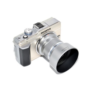 Parasolar JJC LH-40B pentru obiectivul Olympus M.Zuiko Digital 45mm f1.8, Argintiu