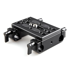 Placă de montare SmallRig 1775 cu cleme pentru tijă de 15 mm