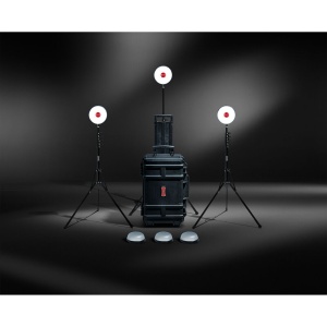 Rotolight NEO 3 On-Camera, Kit 3 lampi LED RGBWW cu stative si geanta