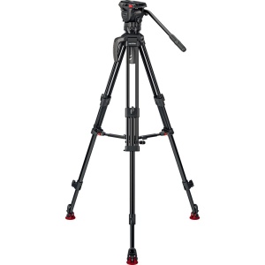 Sachtler System Ace XL MS AL Mark II, cap fluid, trepied din aluminiu in 3 trepte