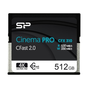 Silicon Power Cinema Pro CFast 2.0, Card de memorie 512GB R530/W330 MB/s