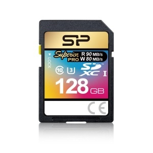 Silicon Power Superior Pro SDXC 128GB, UHS-I, Card de memorie R90MB/s / W80MB/s