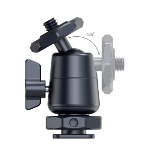 mini Ball Head Mounting Support Kit with Removable Cold Shoe (2pcs) 2948B