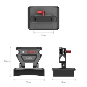 SmallRig 3183 Pad Ușor pentru Piept cu Clema pentru Bare