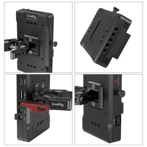 Advanced V Mount Battery Mount Plate with Dual 15mm Rod Clamp 3203B