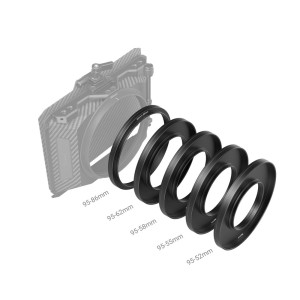 3383 Adapter Rings Kit (Î¦52/55/58/62/86 95mm) voor Mini Matte Box