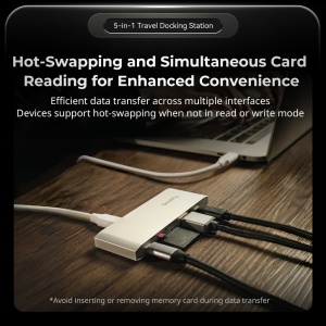 SmallRig 4662, Statie de Andocare 9-in-1, CFexpress Tip B, USB-C, USB-A, HDMI, RJ45, SD/microSD
