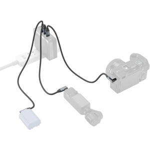 SmallRig 4790, Cablu USB-C 3.2 Gen 2x2, drept la unghi drept, 35cm