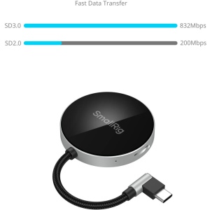 SmallRig 4869, Cititor de carduri SD3.0 MicroSDSD