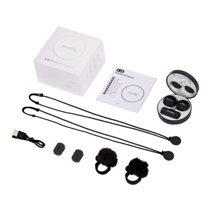 SmallRig 4934 S 60, Sistem Microfon Wireless, 2 Persoane, USB-C, Negru