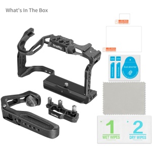 SmallRig 4976, Kit Cage Black Mamba pentru Canon EOS R5 Mark II, cu maner superior