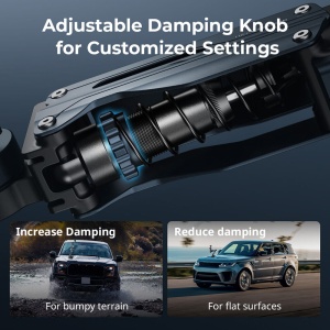 SmallRig 5123, Suport cu Amortizor pentru DJI Osmo Pocket 3  GoPro HERO13  Insta360 X4