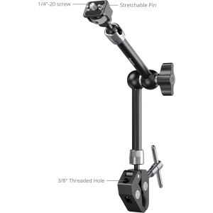 SmallRig 5311, Brat articulat de 28cm cu clema de prindere