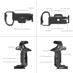 SmallRig 5502, Cage Black Mamba pentru Panasonic S1R II  S1 II  S1 IIE